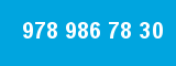 978 986 78 30